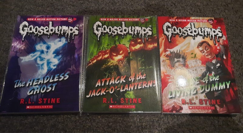 Goosebumps books ×3 Carousel 1