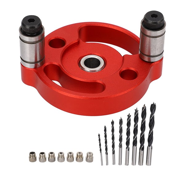 hole punch locator self centering punch set woodworking center puncher Round Carousel 8