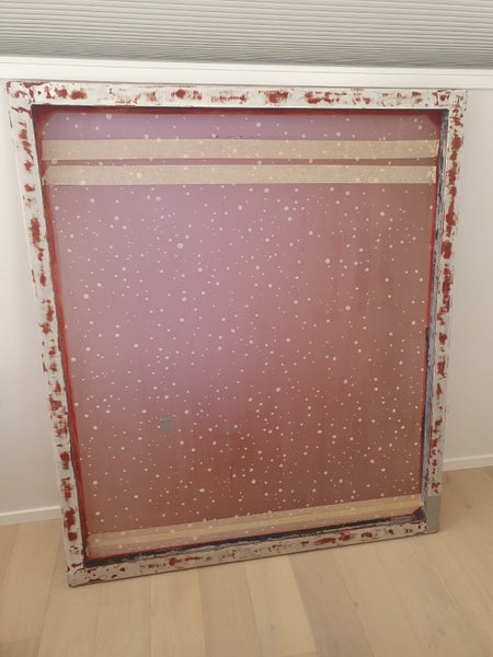 Extra Large Aluminium screen printing frame 120x139cm Carousel 2