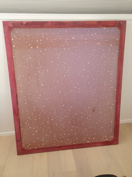 Extra Large Aluminium screen printing frame 120x139cm Carousel 1