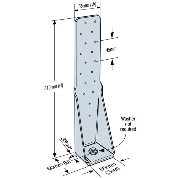 Simpson Strong-Tie Tension Tie HTT4 Carousel 2