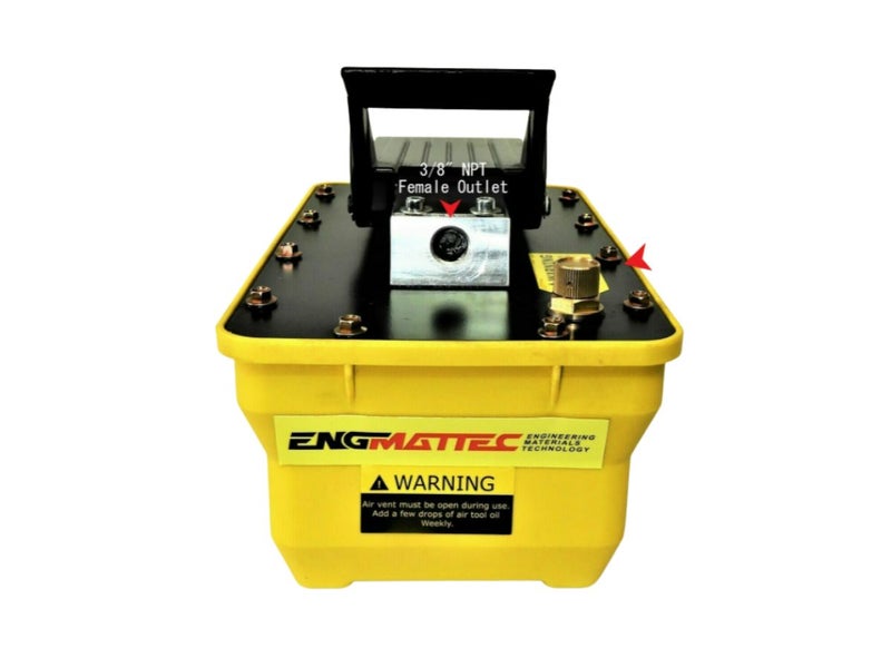 10,000 PSI Compressed Air Hydraulic Pump - 2.3L tank Carousel 2