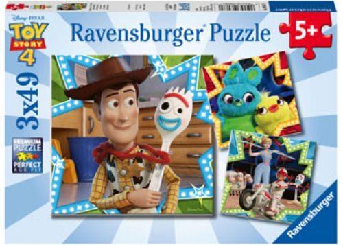 Puzzle - Ravensburger - Disney Toy Story 4 Puzzle 3x49pc Carousel 1