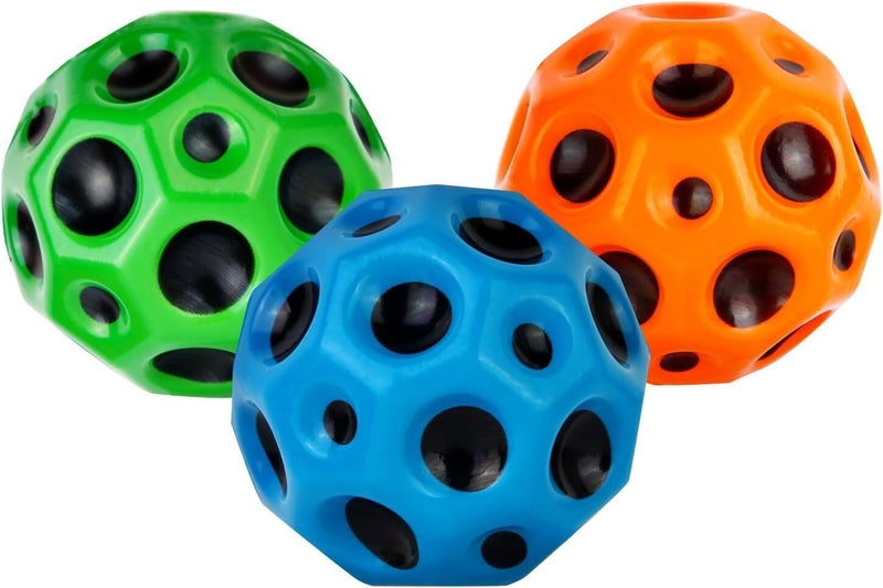 High Bouncing Ball Space Ball Bouncy Ball Outdoor Throw Catch Moon Ball Kids Toy Carousel 1