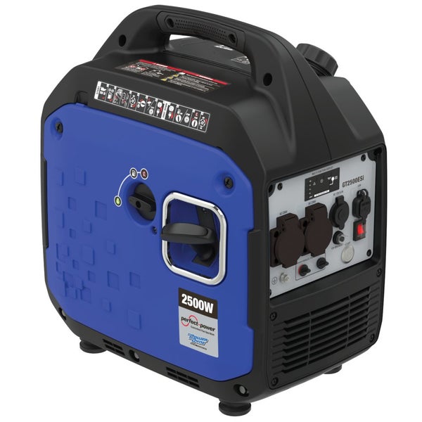 2500W Push Button/Recoil Start Silenced Inverter Generator Carousel 2