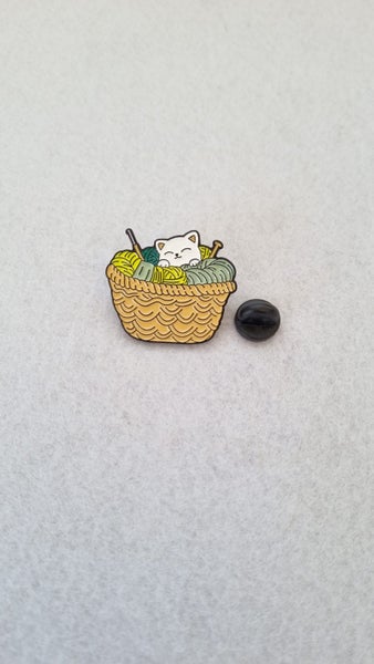 Crafty Cat Enamel Pin Carousel 1