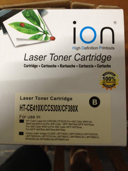 Laser Toner Cartridge - for HP or Cannon Printers - Black - New Carousel 2
