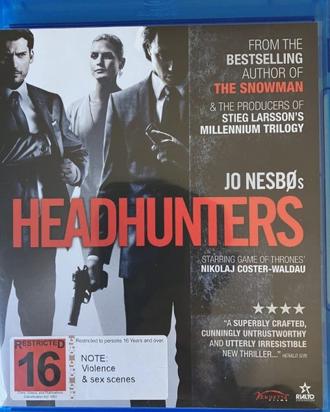 HEADHUNTERS BLURAY ( EXCELLENT CONDITION) JO NESBO Carousel 1