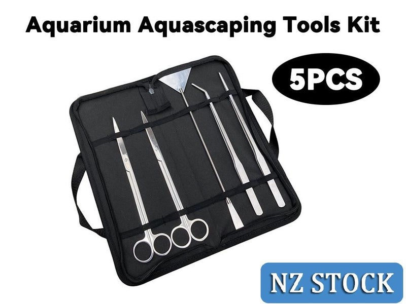 Aquarium Aquascaping Tools Kit Stainless Steel Carousel 2