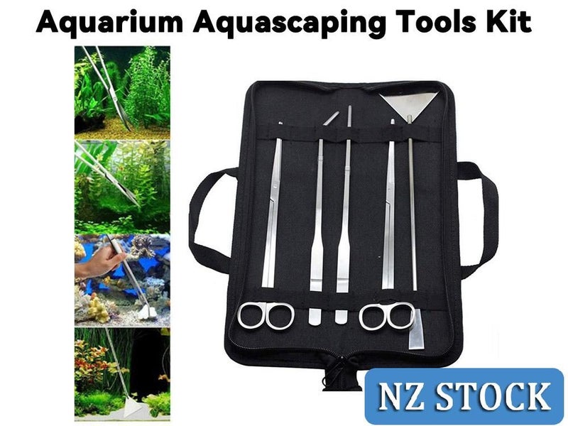Aquarium Aquascaping Tools Kit Stainless Steel Carousel 1