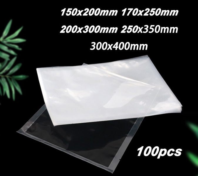 Vacuum Sealer Bags Plastic Bag 100pcs/pack Size XS-L Carousel 1