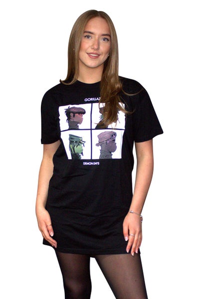 Gorillaz Demon Days T Shirt Dress Carousel 1