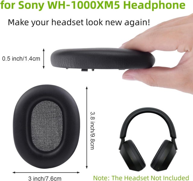 Earphone Pad Replacements for Sony WH-1000XM5 Carousel 2