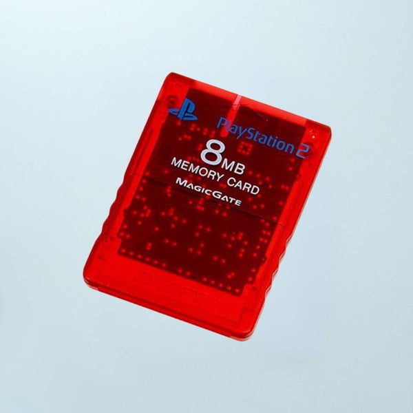 PlayStation 2 Memory Card - Crimson Red Carousel 1
