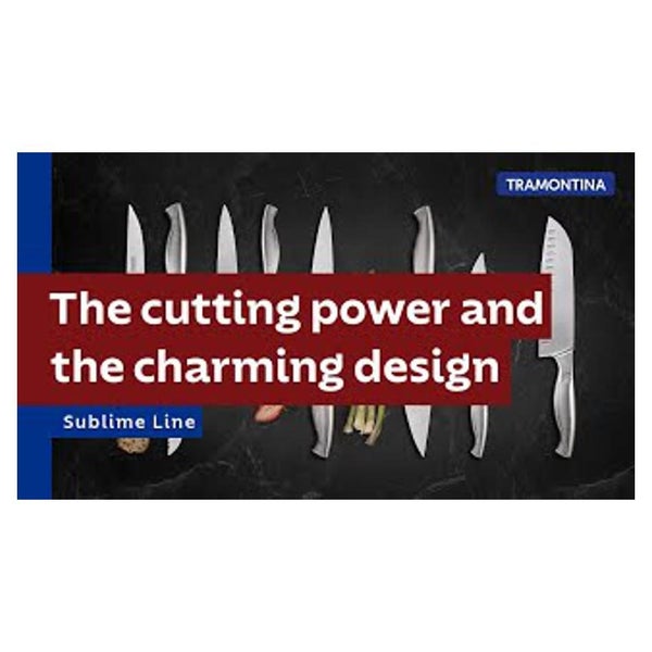 Tramontina Sublime 7.5-inch Santoku Knife - Silver (24068108) Carousel 6