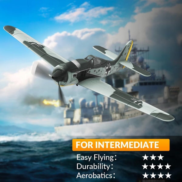 VOLANTEX RC Plane FW190 Fighter 4CH Remote Control Airplane RTF 761-17 Carousel 2