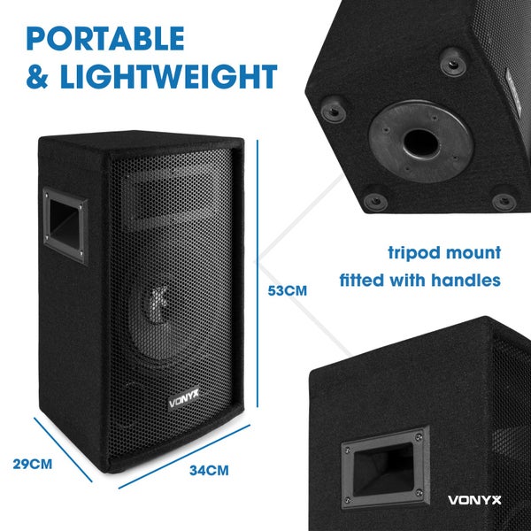 Disco PA Speaker - Passive 10 Inch Carousel 15