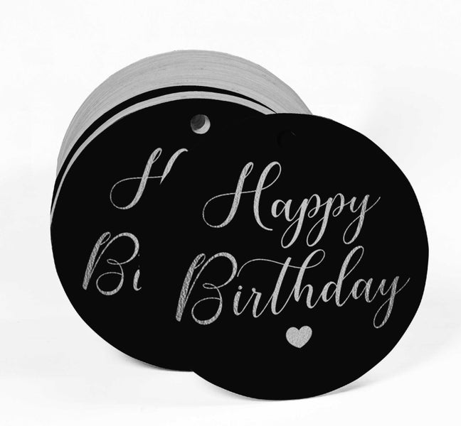 Inkdotpot Happy Birthday,Invitation Favor Paper Tags Foil Hang Tags Carousel 2