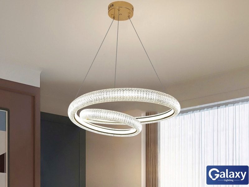 FREE SHIPPING,Unique Style Gold Colour Pendant Light P353-50cm Carousel 1