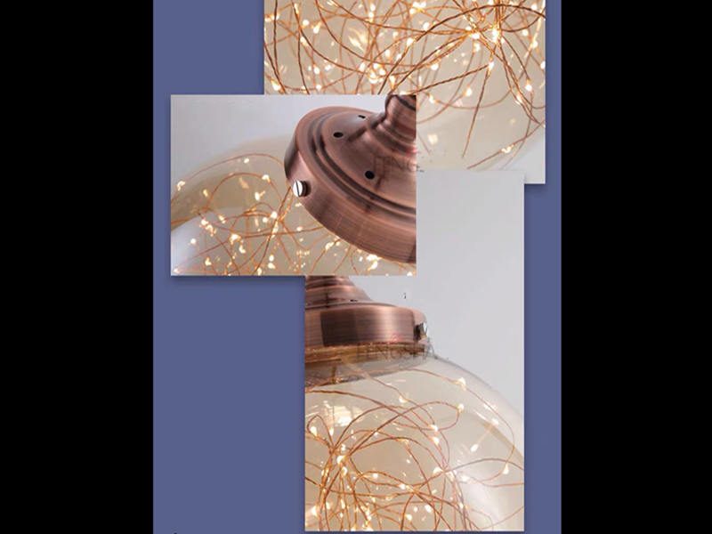 Amber Color LED Wall Light Carousel 13