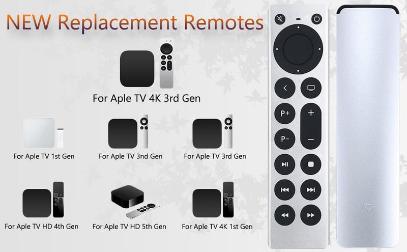 Replacement for Apple TV 4K Remote Control for First Second Third Fourth Carousel 2