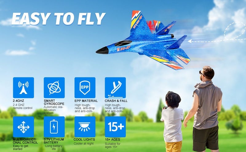 RC Plane Remote Control Glider Airplanes 2.4 GHZ 2 Channels Carousel 1