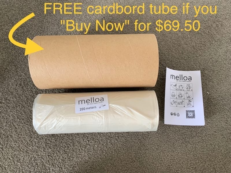 Nappy bin refills 200m (Vanilla scent) + refill tube Carousel 1