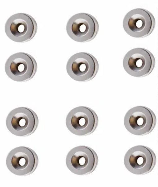 6 Pairs MILES NELSON 332 DOOR Magnetic Catches CHROME PLATE Carousel 1