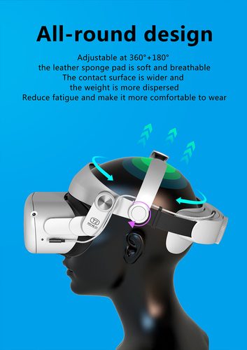 Oculus Quest 2 VR Headset Head Strap Carousel 2