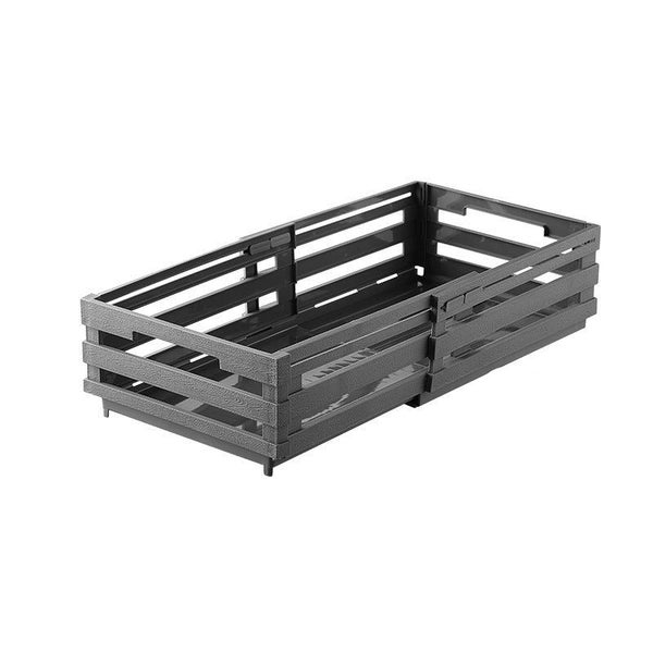Elosung Grey Foldable Storage Crates Portable Outdoor Collapsible Box For Home A Carousel 1