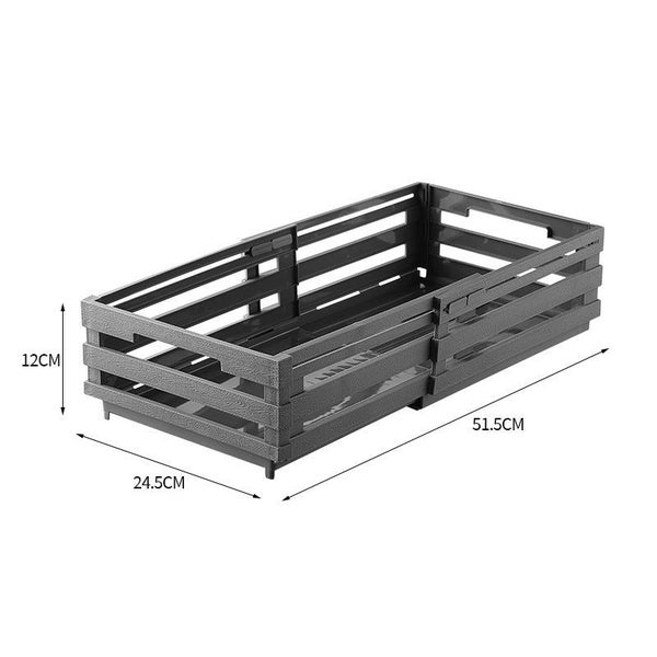 Elosung Grey Foldable Storage Crates Portable Outdoor Collapsible Box For Home A Carousel 2