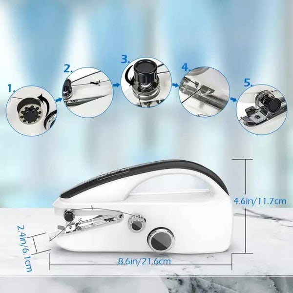 Elosung Handheld Mini Sewing Machine Portable Multi Functional Electric With Dua Carousel 2