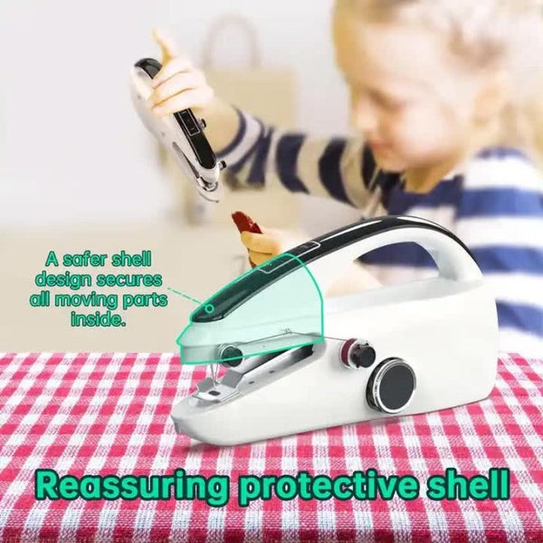Elosung Handheld Mini Sewing Machine Portable Multi Functional Electric With Dua Carousel 5