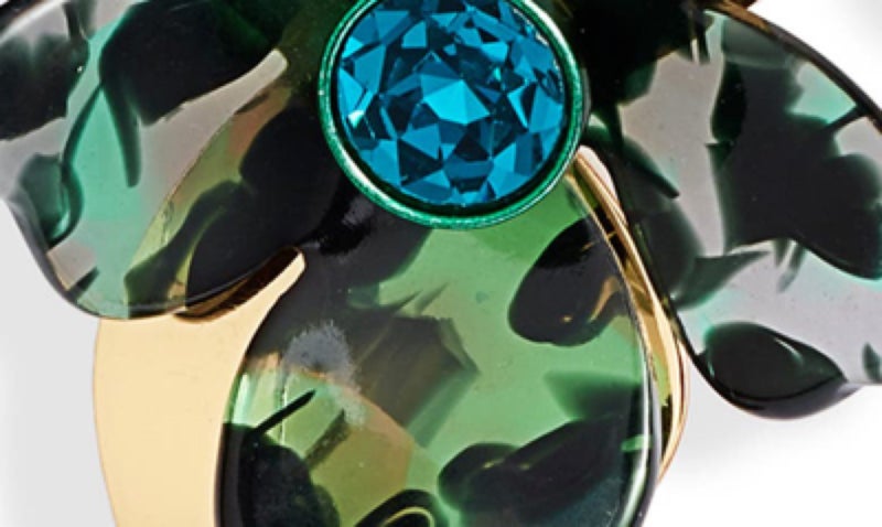 Kate Spade translucent green petal earrings - brand new Carousel 1