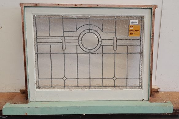 Beautiful Wooden Leadlight Window H845 x W1070 DR13109 Carousel 1