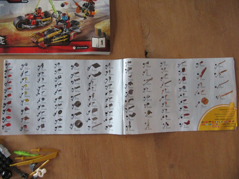 Lego 70600 Ninjago; Skybound - Ninja Bike Chase- COMPLETE Carousel 5