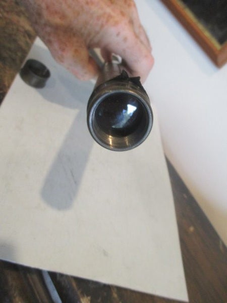 ENGLISH TELESCOPE. VINTAGE BRASS 18X MAG. ENGEECO. 4 DRWR Carousel 2