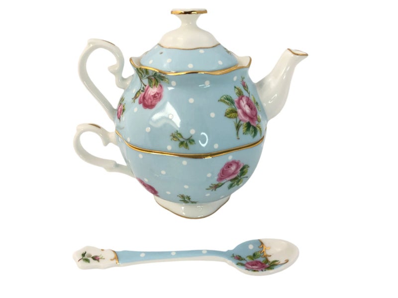 Royal Albert - Polka Blue Tea for One (20267)629700713772811126