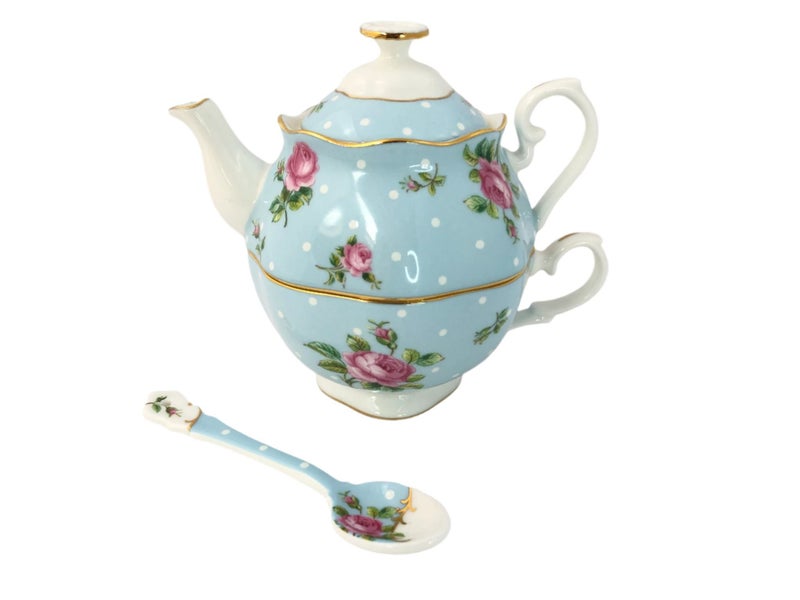 Royal Albert - Polka Blue Tea for One (20267)62970071377281111