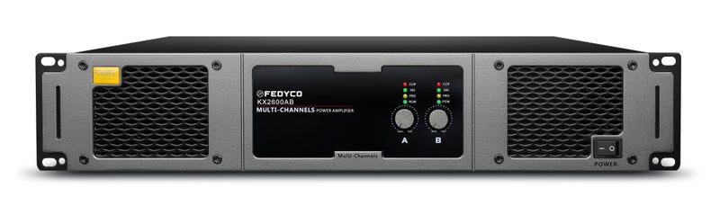 FEDYCO KX2600AB Class/AB 2 Channel Power Amplifier (PW33) Carousel 1