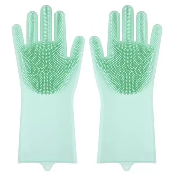 Pet Multifunctional Cleaning Silicone Massage Shower Gloves Anti Bite Scrub Carousel 1