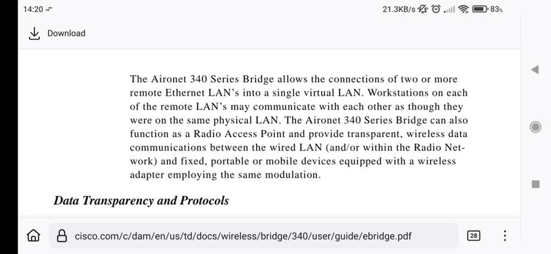 Cisco Aironet 340 Series Ethernet Wireless Bridge Carousel 5