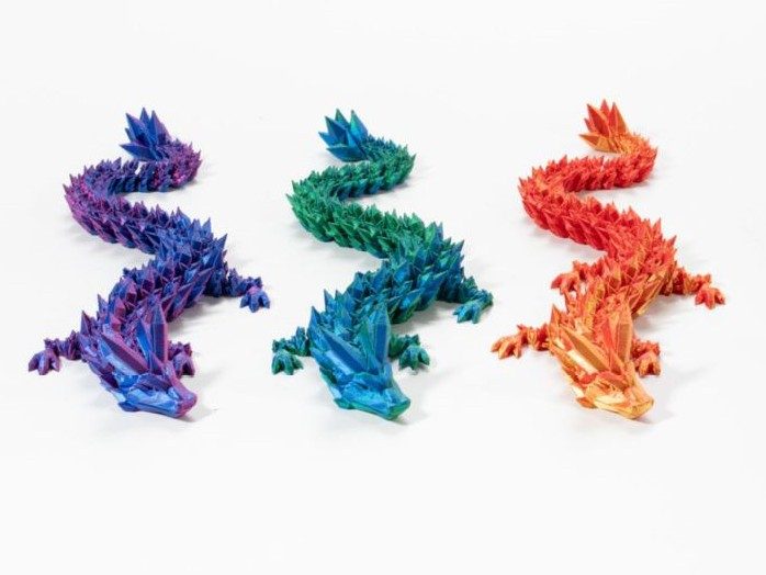 Unwanted Gift - 3 x 3D Printed Dragon Carousel 1