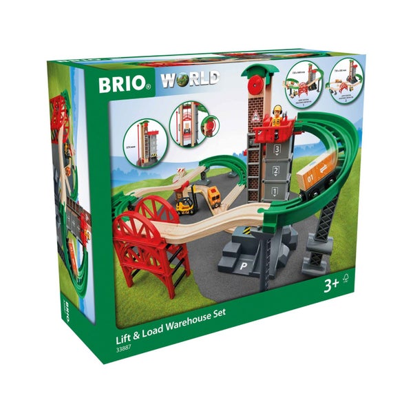BRIO Lift and Load Warehouse Set 32 pieces Carousel 2