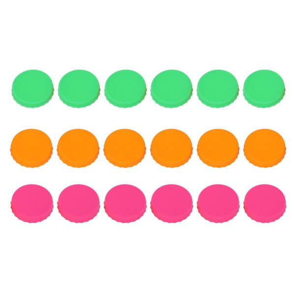 can stopper can protector can saver 18pcs Can Lid Soft Multiple Colors Silicone Carousel 8