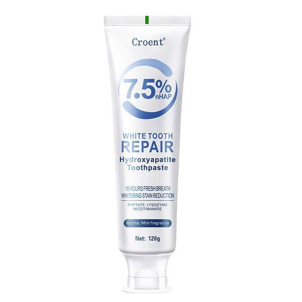 White Tooth Repair Hydroxyapatite Toothpaste Enamel Protection Freshening Breath Carousel 5