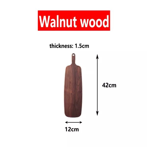 Black Walnut Solid Chopping Boards Wood Tray Pizza Board Cutting Board Kitchen Carousel 1