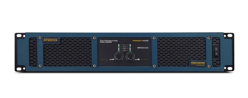 FEDYCO KT2500S Class/H 2 Channel Power Amplifier (PW34) Carousel 1