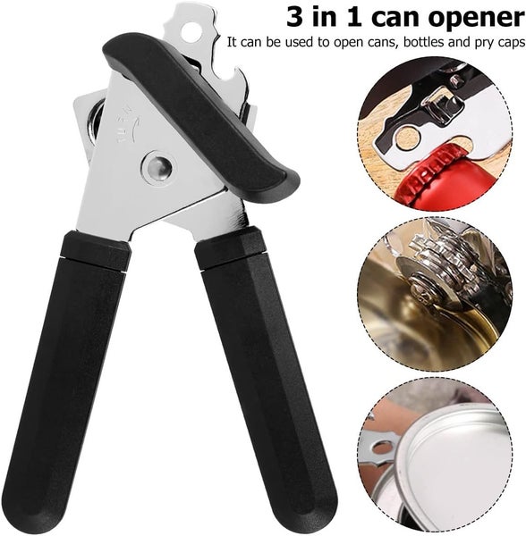 Hands DIY Manual Can Opener Multifunctional 3-in-1 Tin Opener with Ergonomic H Carousel 1