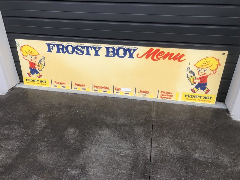 Large Frosty Menu Sign Carousel 2